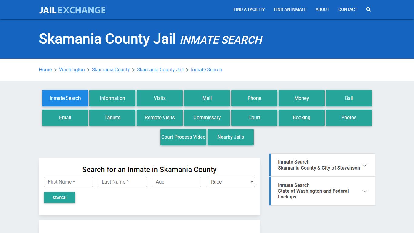 Skamania County Jail, WA Inmate Search: Roster & Mugshots